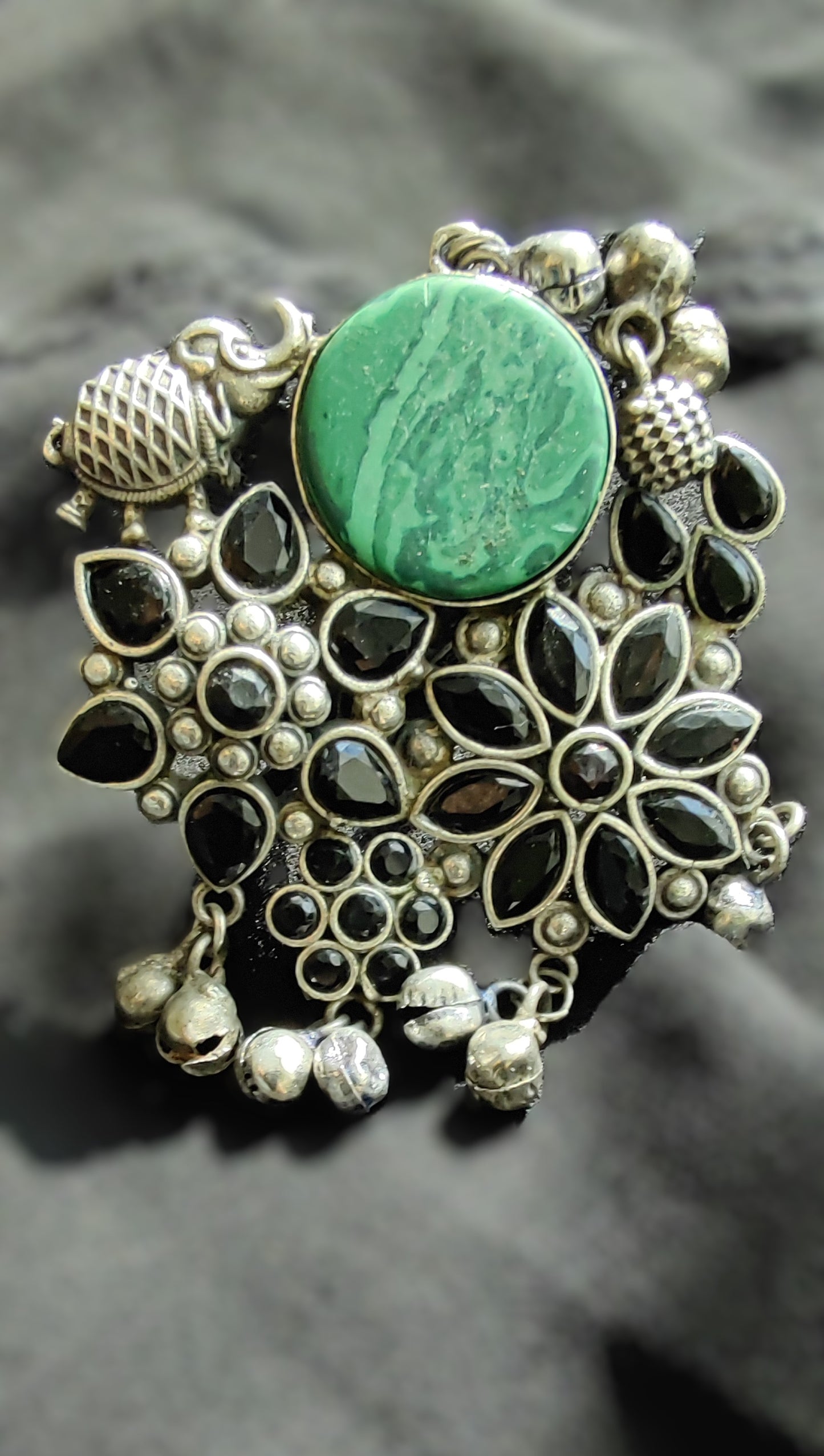 Boho adjustable finger Ring For Women's in Silver Finish