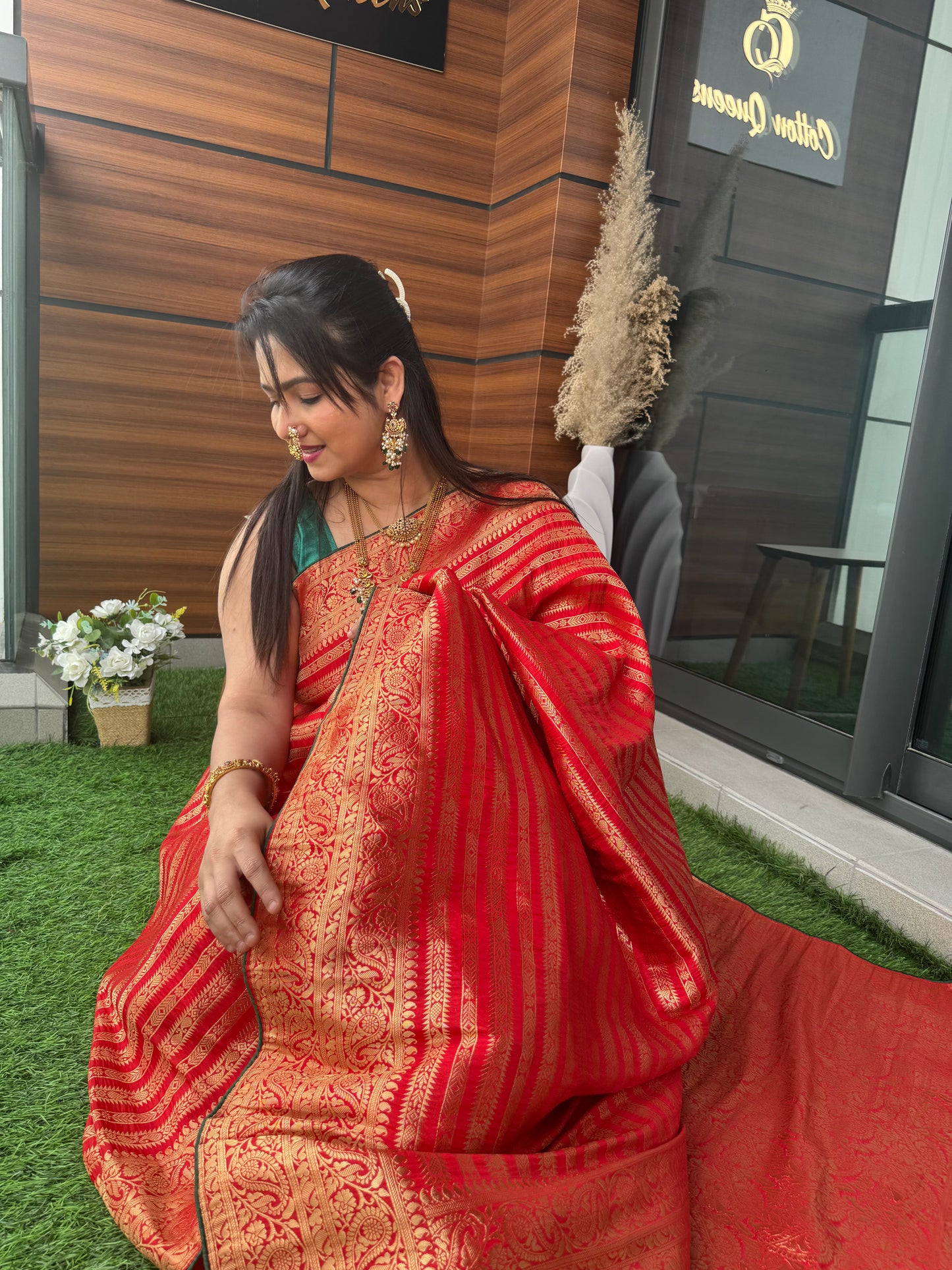 Laal RAAS Saree