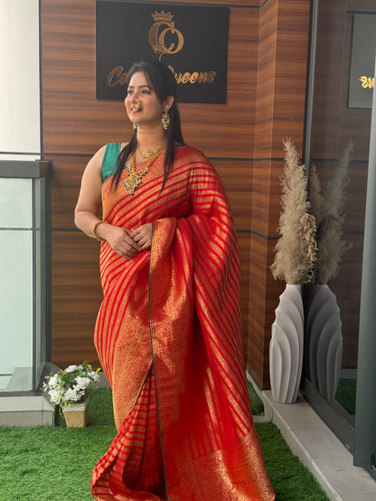 Laal RAAS Saree