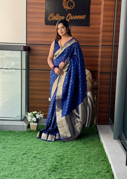 KALA (Navy Blue saree)